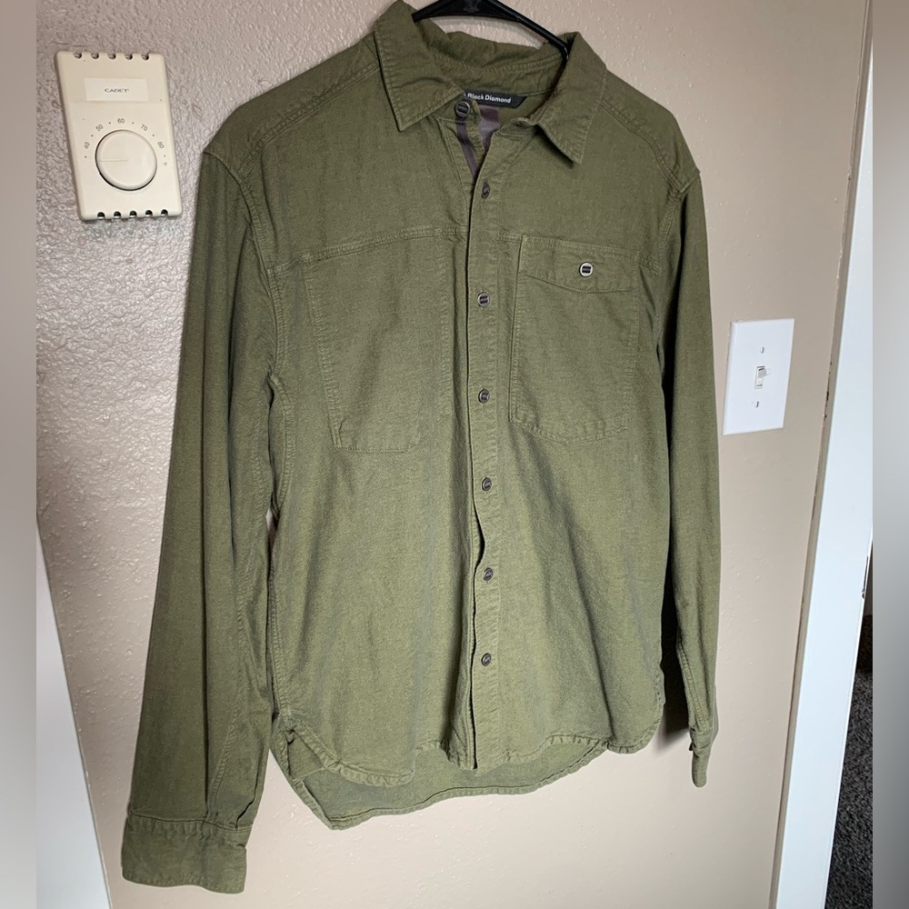 Black diamond button up